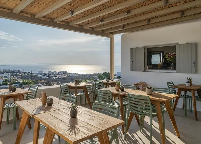 Ostria View Mykonos Nocleg ze śniadaniem 4*